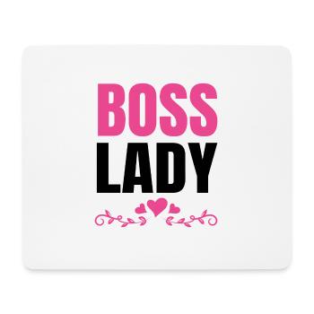 Boss Queen Geschenk Frauen Mädels Lady - Mousepad (Querformat) - Weiß - Vorne