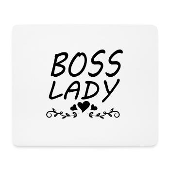 Boss Queen Geschenk Frauen Mädels Lady - Mousepad (Querformat) - Weiß - Vorne