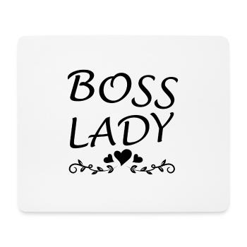 Boss Queen Gift Women Girls Lady - Mouse Pad (horizontal) - white - Front
