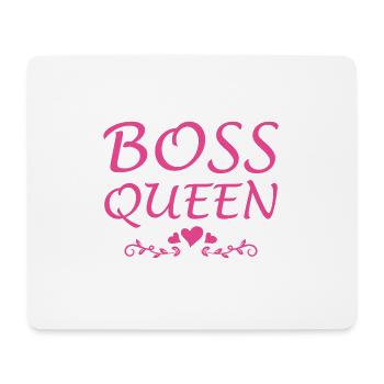 Boss Queen Lady Ladies Gift - Mouse Pad (horizontal) - white - Front