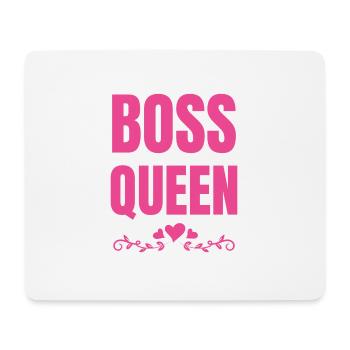 Boss Queen Lady Ladies Gift - Mouse Pad (horizontal) - white - Front