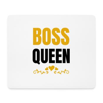 Boss Queen Lady Ladies Gift - Mouse Pad (horizontal) - white - Front