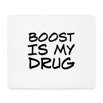Boost is my Drug Auto Tuning Leidenschaft Geschenk - Mousepad (Querformat) - Weiß - Vorne