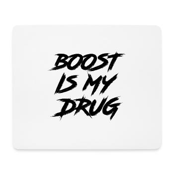 Boost is my Drug Auto Tuning Leidenschaft Geschenk - Mousepad (Querformat) - Weiß - Vorne