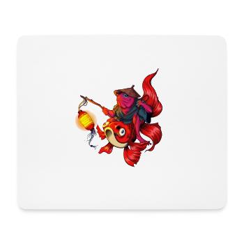Traum-Reisender - Mousepad (Querformat) - Weiß - Vorne