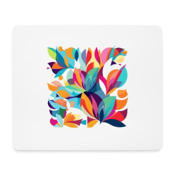 Flower Dance - Mouse Pad (horizontal) - white - Front