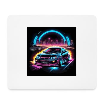 JDM Sportcar Tuning Driftcar Car Gift PS - Mouse Pad (horizontal) - white - Front