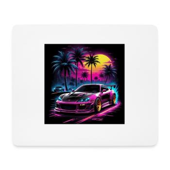 JDM Sportcar Tuning Driftcar Car Gift PS - Mouse Pad (horizontal) - white - Front