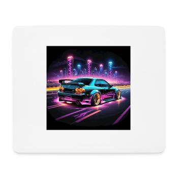 JDM Sportcar Tuning Driftcar Car Gift PS - Mouse Pad (horizontal) - white - Front