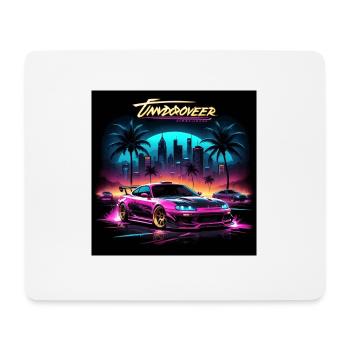 JDM Sportcar Tuning Driftcar Car Gift PS - Mouse Pad (horizontal) - white - Front