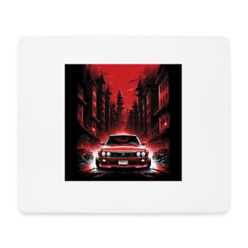 JDM Sportcar Tuning City Drift Cadeau Voiture - Tapis de souris (format paysage) - blanc - Devant