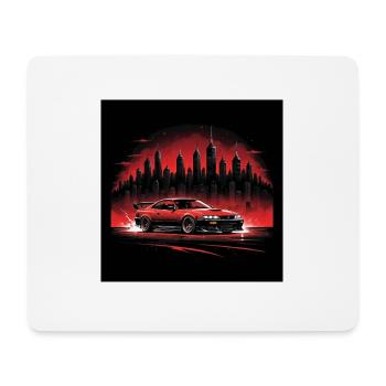 JDM Sportcar Tuning City Drift Cadeau Voiture - Tapis de souris (format paysage) - blanc - Devant