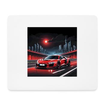 JDM Sportcar tuning City Drift Voiture Cadeau - Tapis de souris (format paysage) - blanc - Devant