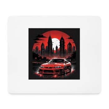 JDM Sportcar Tuning Driftcar Car Gift PS - Mouse Pad (horizontal) - white - Front