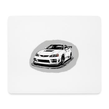 JDM Sportcar Tuning Driftcar Car Gift PS - Mouse Pad (horizontal) - white - Front