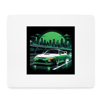 JDM Sportcar Tuning Driftcar Car Gift PS - Mouse Pad (horizontal) - white - Front