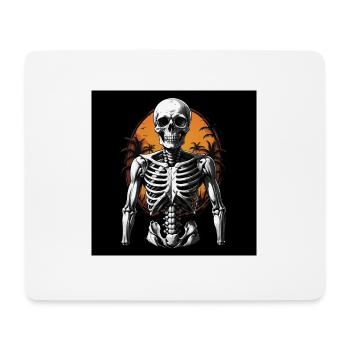Skeleton Halloween Costume Gift - Mouse Pad (horizontal) - white - Front