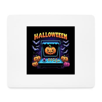 Games Gespenst Geist Halloween Kürbis Fledermaus - Mousepad (Querformat) - Weiß - Vorne