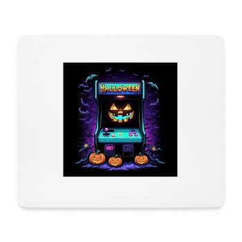 Games Gespenst Geist Halloween Kürbis Fledermaus - Mousepad (Querformat) - Weiß - Vorne
