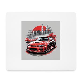 JDM Sportcar Tuning Driftcar Car Gift PS City - Mouse Pad (horizontal) - white - Front