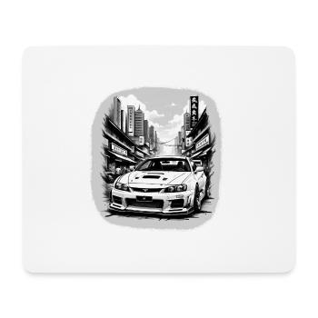 JDM Sportcar Tuning Driftcar Car Gift PS City - Mouse Pad (horizontal) - white - Front
