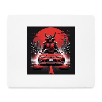 JDM Sportcar tuning Driftcar Voiture Cadeau Samouraï - Tapis de souris (format paysage) - blanc - Devant