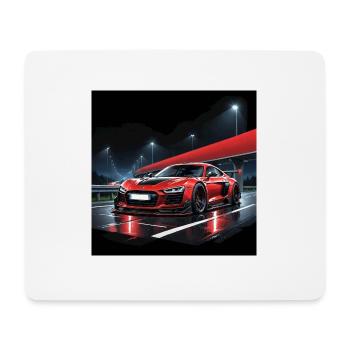 Sportcar Tuning Driftcar Car Gift PS Carlove - Mouse Pad (horizontal) - white - Front