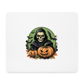 Skeleton Pumpkin Halloween Costume Gift - Mouse Pad (horizontal) - white - Front