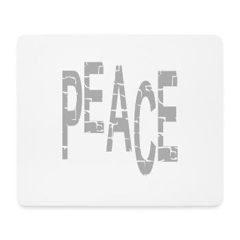 Peace - Mouse Pad (horizontal) - white - Front