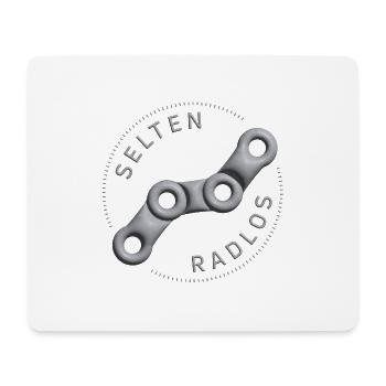 selten radlos fahrrad shirt radsport 3d beton - Mousepad (Querformat) - Weiß - Vorne