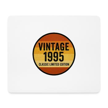 Vintage 1995  Classic Limited Edition Retro Sunset - Mousepad (Querformat) - Weiß - Vorne