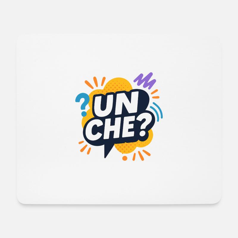 Un quoi? - Tapis de souris (format paysage) - blanc