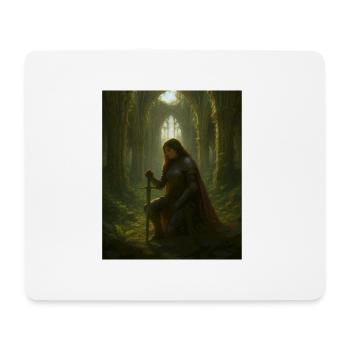 signet ring - Mouse Pad (horizontal) - white - Front