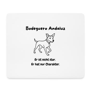 Motif Bodeguero moderne et minimaliste - Tapis de souris (format paysage) - blanc - Devant