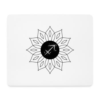 Sagittarius Constellation Arrow Stars - Mouse Pad (horizontal) - white - Front