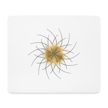 Golden Orbit and Starrays - Mouse Pad (horizontal) - white - Front