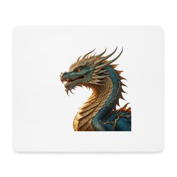 The Dragon - Mouse Pad (horizontal) - white - Front