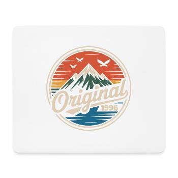Original 1996 vintage retro 1996 anniversary - Mouse Pad (horizontal) - white - Front
