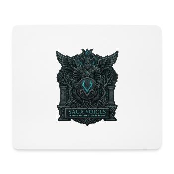 Voix de la Saga - Tapis de souris (format paysage) - blanc - Devant