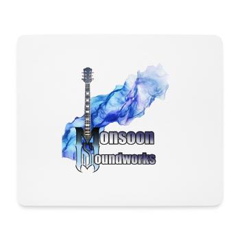 Logo officiel de Monsoon Soundworks - Tapis de souris (format paysage) - blanc - Devant
