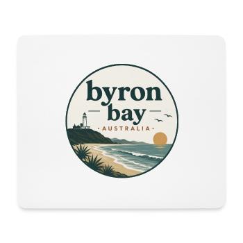 Byron Bay Coastal Magic - Mouse Pad (horizontal) - white - Front