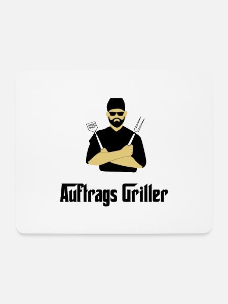 BBQ Grillen - Mousepad (Querformat) - Weiß