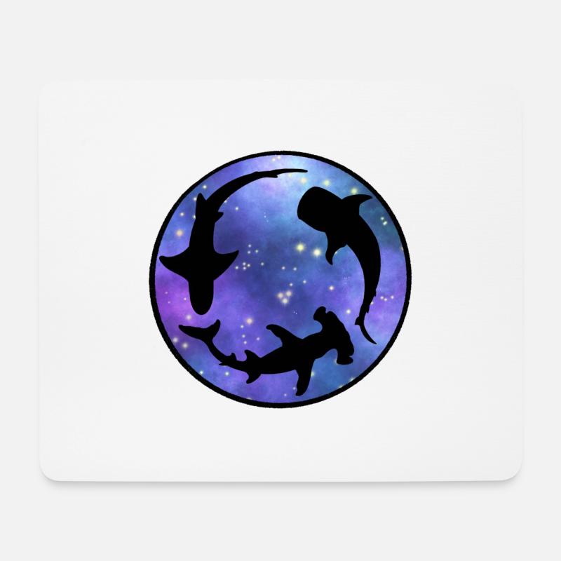 Sharks Universe - Mouse Pad (horizontal) - white