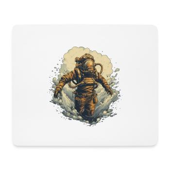 Diver - Mouse Pad (horizontal) - white - Front