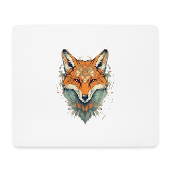 Fuchs - Mousepad (Querformat) - Weiß - Vorne