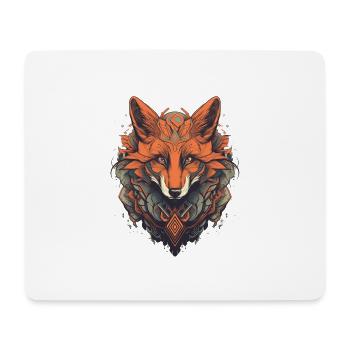 Fuchs - Mousepad (Querformat) - Weiß - Vorne