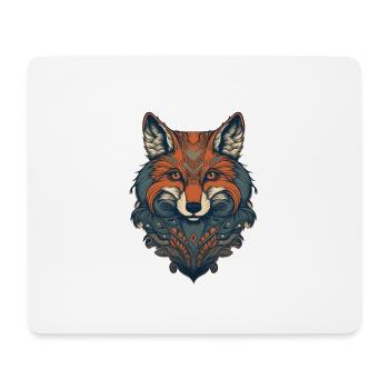 Fuchs - Mousepad (Querformat) - Weiß - Vorne