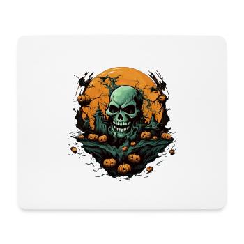 Halloween - Mousepad (Querformat) - Weiß - Vorne