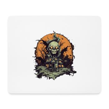 Halloween - Tapis de souris (format paysage) - blanc - Devant