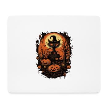 Halloween - Mousepad (Querformat) - Weiß - Vorne